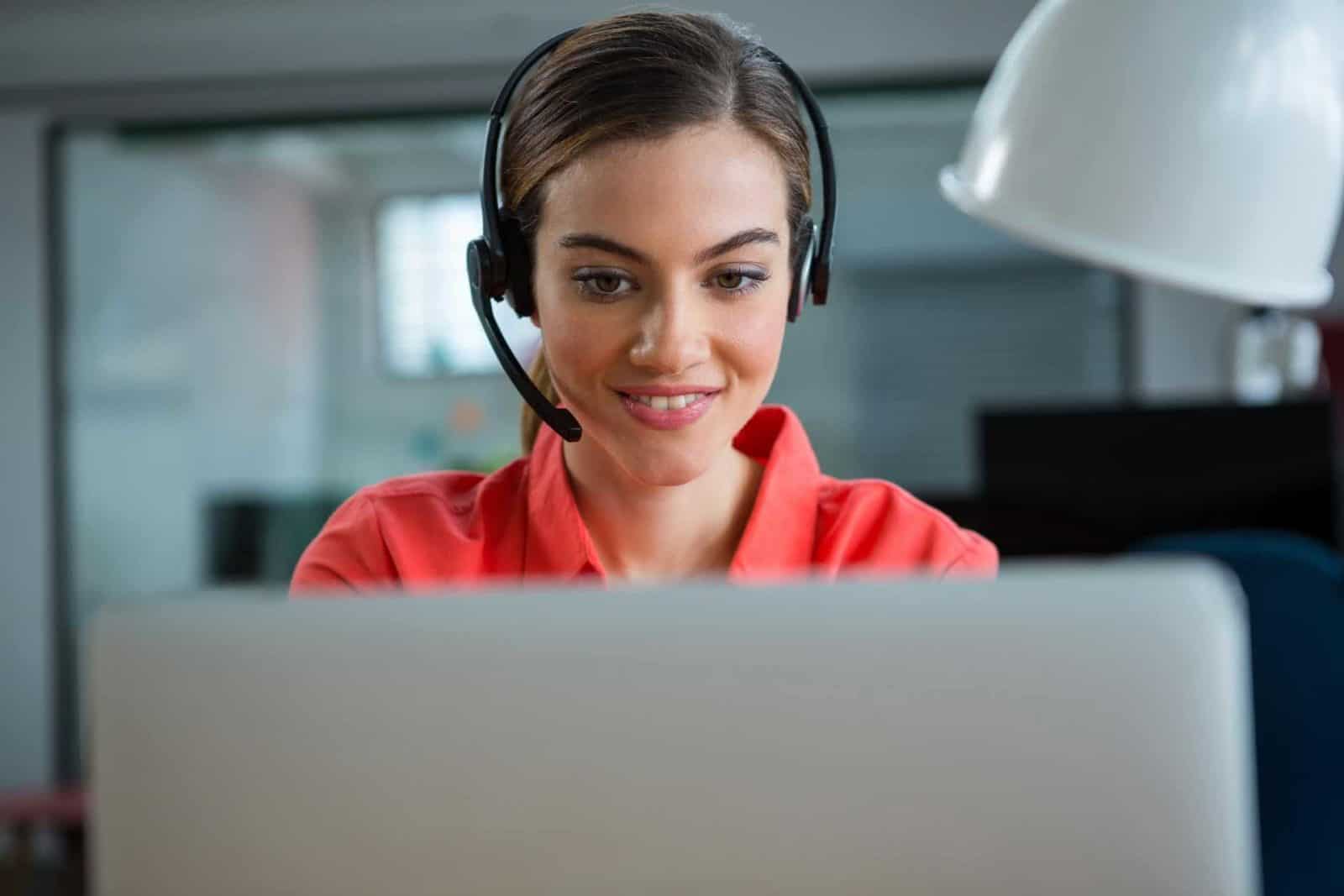 A Virtual Receptionist Working Remotely
